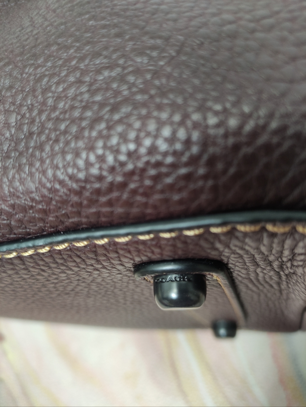 Coach F58119 Rogue Satchel 36 in Oxblood EUC - Picture 10 of 16